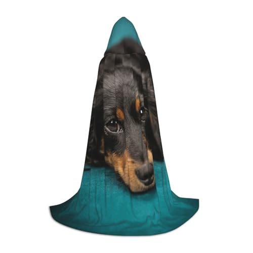 Zkzbdplk Langer Kapuzenumhang mit süßem Hund für Teenager, Cosplay, Rollenparty, Festival, Halloween-Kostüme Zkzbdplk Langer Kapuzenumhang mit süßem Hund für Teenager, Cosplay, Rollenparty, Festival, Halloween-Kostüme von ZKZBDPLK