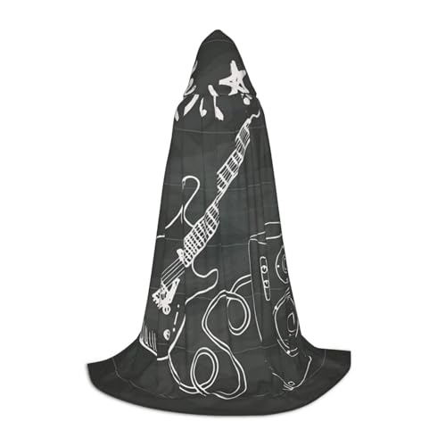 Zkzbdplk Love Rock bedruckter langer Kapuzenumhang für Teenager, Cosplay, Rollenparty, Festival, Halloween-Kostüme Zkzbdplk Love Rock bedruckter langer Kapuzenumhang für Teenager, Cosplay, Rollenparty, Festival, Halloween-Kostüme von ZKZBDPLK