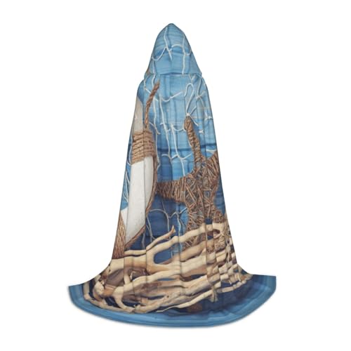 Zkzbdplk Muschel-Seestern bedruckter langer Kapuzenumhang für Teenager, Cosplay, Rollenparty, Festival, Halloween-Kostüme Zkzbdplk Muschel-Seestern bedruckter langer Kapuzenumhang für Teenager, Cosplay, Rollenparty, Festival, Halloween-Kostüme von ZKZBDPLK
