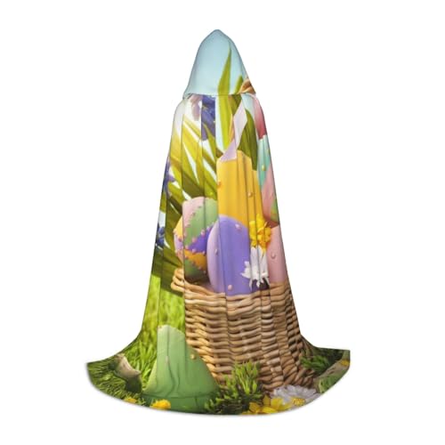 Zkzbdplk Ostereier bedruckter langer Kapuzenumhang für Teenager, Cosplay, Rollenparty, Festival, Halloween-Kostüme Zkzbdplk Ostereier bedruckter langer Kapuzenumhang für Teenager, Cosplay, Rollenparty, Festival, Halloween-Kostüme von ZKZBDPLK