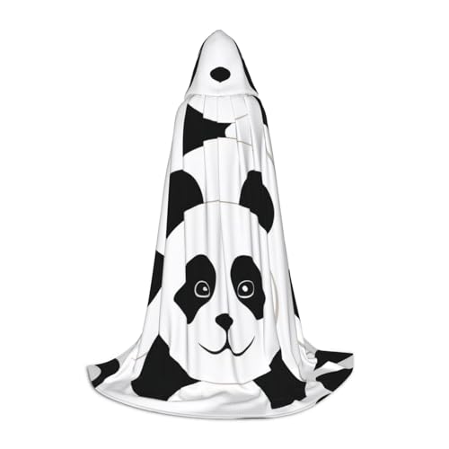 Zkzbdplk Panda bedruckter langer Kapuzenumhang für Teenager, Cosplay, Rollenparty, Festival, Halloween-Kostüme Zkzbdplk Panda bedruckter langer Kapuzenumhang für Teenager, Cosplay, Rollenparty, Festival, Halloween-Kostüme von ZKZBDPLK