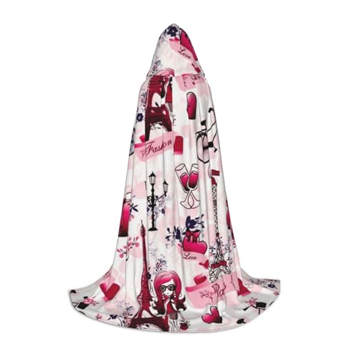 Zkzbdplk Paris Eiffelturm Frankreich bedruckter langer Kapuzenumhang für Teenager Cosplay Rolle Party Festival Halloween Kostüme Zkzbdplk Paris Eiffelturm Frankreich bedruckter langer Kapuzenumhang für Teenager Cosplay Rolle Party Festival Halloween Kostüme von ZKZBDPLK