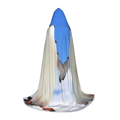 Zkzbdplk Pinguin-bedruckter langer Kapuzenumhang für Teenager, Cosplay, Rollenparty, Festival, Halloween-Kostüme Zkzbdplk Pinguin-bedruckter langer Kapuzenumhang für Teenager, Cosplay, Rollenparty, Festival, Halloween-Kostüme von ZKZBDPLK