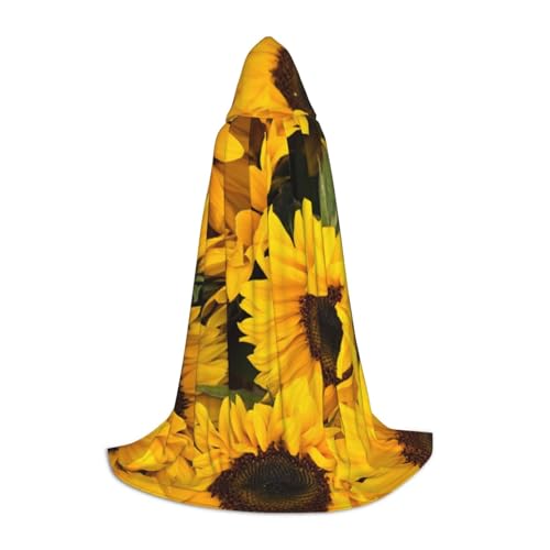 Zkzbdplk Sonnenblumen-bedruckter langer Kapuzenumhang für Teenager, Cosplay, Rollenparty, Festival, Halloween-Kostüme Zkzbdplk Sonnenblumen-bedruckter langer Kapuzenumhang für Teenager, Cosplay, Rollenparty, Festival, Halloween-Kostüme von ZKZBDPLK