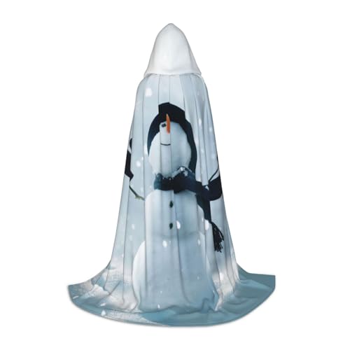 Zkzbdplk Weihnachtlicher Schneemann-bedruckter langer Kapuzenumhang für Teenager, Cosplay, Rollenparty, Festival, Halloween-Kostüme Zkzbdplk Weihnachtlicher Schneemann-bedruckter langer Kapuzenumhang für Teenager, Cosplay, Rollenparty, Festival, Halloween-Kostüme von ZKZBDPLK