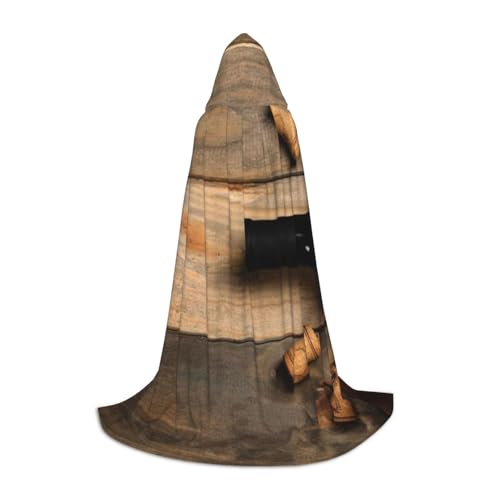 Zkzbdplk Weinflaschenkorken, Trauben, bedruckt, langer Kapuzenumhang für Teenager, Cosplay, Rollenparty, Festival, Halloween-Kostüme Zkzbdplk Weinflaschenkorken, Trauben, bedruckt, langer Kapuzenumhang für Teenager, Cosplay, Rollenparty, Festival, Halloween-Kostüme von ZKZBDPLK