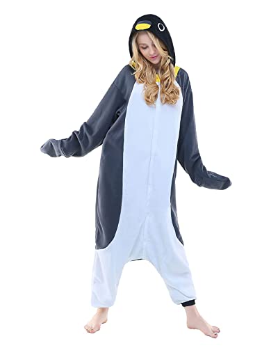 ZKomoL Unisex-Kostüm für Erwachsene, Pyjama für Damen, Cosplay, Pyjama, Pinguin, M von ZKomoL