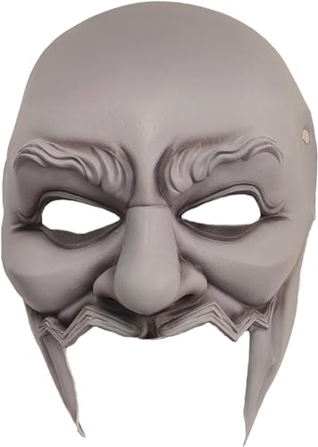 ZLCOS Uncle Howdy Ghostface Latex Maske Cosplay Halloween Kostüm Requisiten für Fans (Grau) von ZLCOS