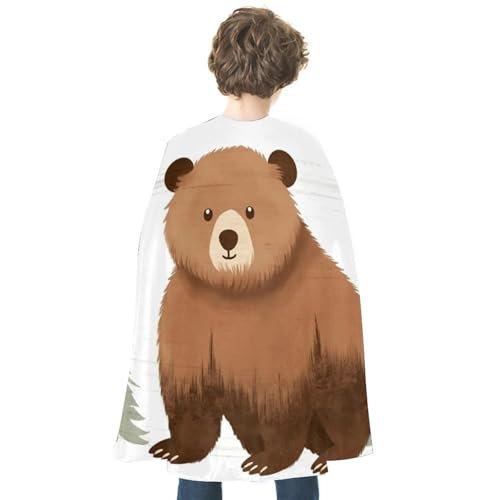 ZLFDSKGY Bedruckter Halloween-Umhang mit Tierbär-Motiv, doppelseitig, Cosplay-Kostüme, Umhang für Urlaub, Party, Abendparty, Damen und Herren ZLFDSKGY Bedruckter Halloween-Umhang mit Tierbär-Motiv, doppelseitig, Cosplay-Kostüme, Umhang für Urlaub, Party, Abendparty, Damen und Herren von ZLFDSKGY