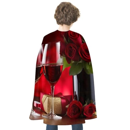 ZLFDSKGY Bedruckter Halloween-Umhang mit weinroten und roten Rosen, doppelseitig, Cosplay-Kostüme, Umhang für Urlaub, Party, Abendparty, Damen und Herren ZLFDSKGY Bedruckter Halloween-Umhang mit weinroten und roten Rosen, doppelseitig, Cosplay-Kostüme, Umhang für Urlaub, Party, Abendparty, Damen und Herren von ZLFDSKGY