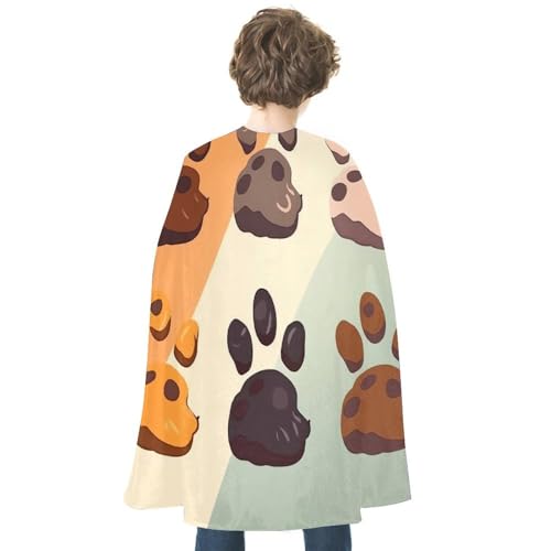 ZLFDSKGY Cartoon-Tierpfoten-bedruckter Halloween-Umhang, doppelseitig, Cosplay, Kostüme, Umhang für Urlaub, Party, Abendparty, Damen und Herren ZLFDSKGY Cartoon-Tierpfoten-bedruckter Halloween-Umhang, doppelseitig, Cosplay, Kostüme, Umhang für Urlaub, Party, Abendparty, Damen und Herren von ZLFDSKGY