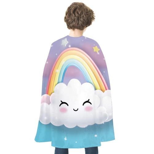 ZLFDSKGY Cartoon lächelnde Wolke Regenbogen gedruckt Halloween doppelseitige Umhänge Cosplay Kostüme Umhang für Urlaub Party Abend Party Damen Herren ZLFDSKGY Cartoon lächelnde Wolke Regenbogen gedruckt Halloween doppelseitige Umhänge Cosplay Kostüme Umhang für Urlaub Party Abend Party Damen Herren von ZLFDSKGY