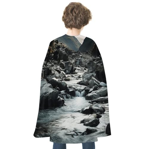 ZLFDSKGY River and Gray Rocks bedruckter Halloween-Umhang, doppelseitig, Cosplay, Kostüme, Umhang für Urlaub, Party, Abend, Party, Damen und Herren ZLFDSKGY River and Gray Rocks bedruckter Halloween-Umhang, doppelseitig, Cosplay, Kostüme, Umhang für Urlaub, Party, Abend, Party, Damen und Herren von ZLFDSKGY
