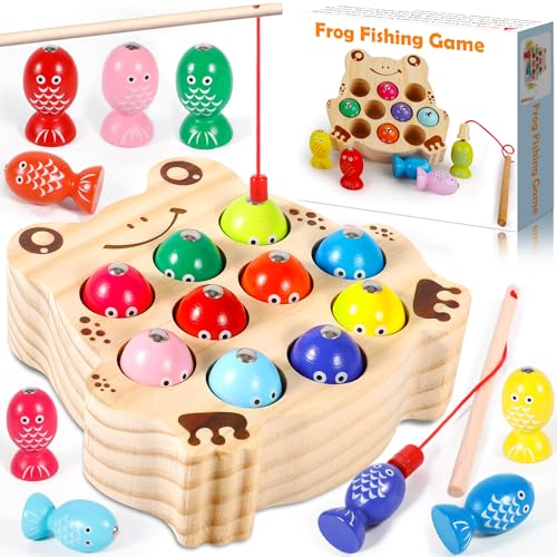 ZLPBAO Magnetische Angelspiel ab 2 3 4Jahre, Magnet-Angelspielzeug Lernen Feinmotorik, Motorikspielzeug Fische Angeln Spiel 1 Set 2 3 4 Jahre Mädchen Junge Geschenke für Kinder ZLPBAO Magnetische Angelspiel ab 2 3 4Jahre, Magnet-Angelspielzeug Lernen Feinmotorik, Motorikspielzeug Fische Angeln Spiel 1 Set 2 3 4 Jahre Mädchen Junge Geschenke für Kinder von ZLPBAO