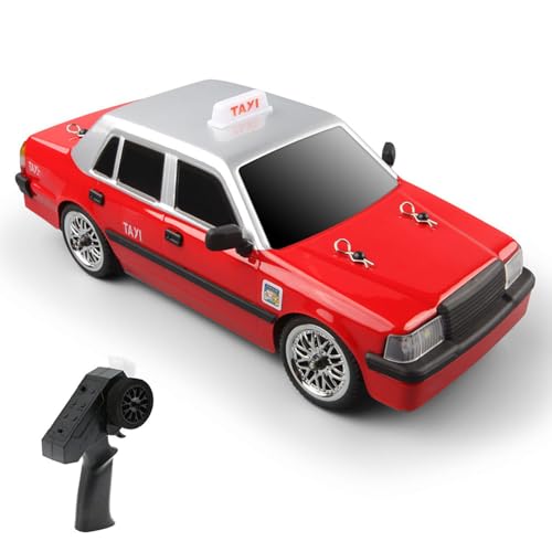 Máquina de Control remoto de deriva, automóvil RC Con neumáticos de deriva y Carrera, Auto de deriva 4x4 RC Con Luces LED y 2.4GHz para competiciones interiores y exteriores y (2 batería) von ZLXHDL