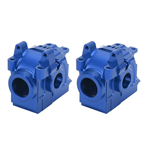 RC-Auto-Differentialgehäuse, Getriebegehäuse aus Aluminiumlegierung Für Traxxas 1/10 Ferngesteuertes Auto-Upgrade(Blau) von ZLXHDL