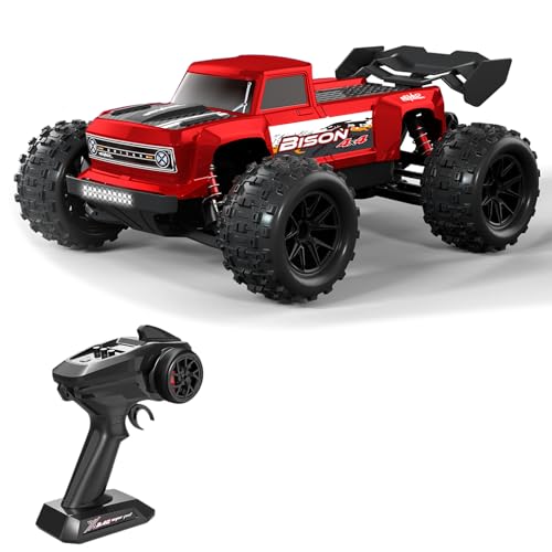 ZLXHDL 4x4 Fernbedienungsmaschine, Hochgeschwindigkeit 36 ​​km/h + Auto RC außerhalb von Fahrzeugen mit proportionaler Kontrolle, Mini -Drift -Autoautomat für Rennen auf Allen Boden (-1) von ZLXHDL