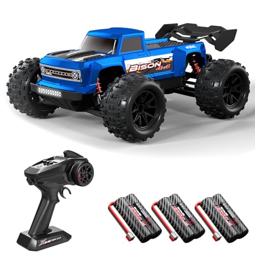 ZLXHDL 4x4 Fernbedienungsmaschine, Hochgeschwindigkeit 36 ​​km/h + Auto RC außerhalb von Fahrzeugen mit proportionaler Kontrolle, Mini -Drift -Autoautomat für Rennen auf Allen Boden (-3) von ZLXHDL