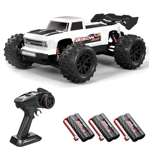 ZLXHDL 4x4 Fernbedienungsmaschine, Hochgeschwindigkeit 36 ​​km/h + Auto RC außerhalb von Fahrzeugen mit proportionaler Kontrolle, Mini -Drift -Autoautomat für Rennen auf Allen Boden (-3) von ZLXHDL