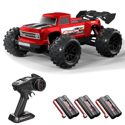 ZLXHDL 4x4 Fernbedienungsmaschine, Hochgeschwindigkeit 36 ​​km/h + Auto RC außerhalb von Fahrzeugen mit proportionaler Kontrolle, Mini -Drift -Autoautomat für Rennen auf Allen Boden (-3) von ZLXHDL