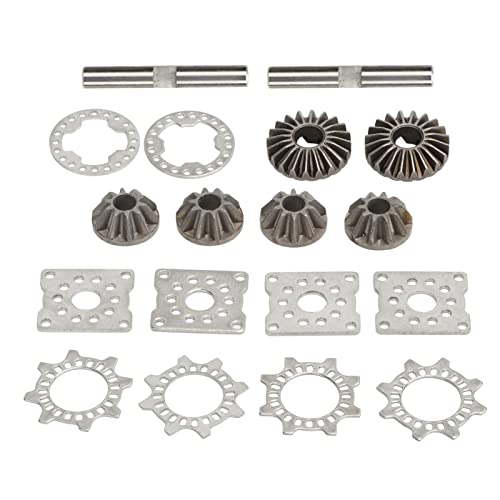 ZLXHDL RC Car Diff Gear Differential Platten Set Stahl 20T 10T Zahnräder Fernbedienung Autozubehör für ARRMA 6S 1/7 von ZLXHDL