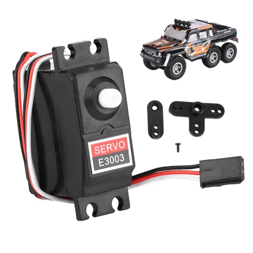 ZLXHDL RC Servo, 3 kg E3003 Wasserdichter Servomotor - Hochleistungs-RC Auto Zubehör, Kompatibel für Redcat Racing 1/8 und 1/10 RC-Autos von ZLXHDL