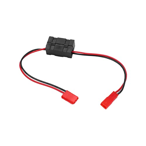 ZLXHDL Rc-Schalter, 9,8-Zoll-Rc-Auto-LED-Lichtsteuerschalter Jr-Stil EIN-Aus-Schalter Empfängeranschluss für ferngesteuertes Auto von ZLXHDL