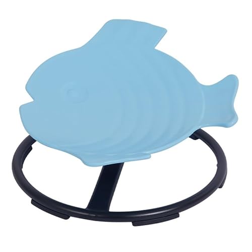 Sensory Balance Swivel Chair for Kids, Sensorischer Stuhl Autismus Sensorische Produkte ，360° Spinning Seat, Sensory Spin Chair Seat for Training Body Coordination,belastbar bis 100 kg(Sky blue) von ZLXHFFH