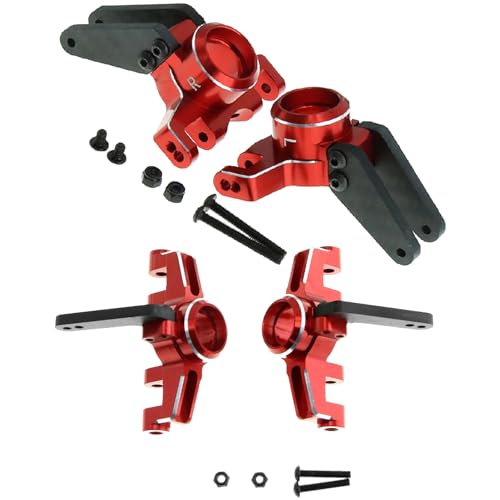 Aluminium-Lenkblöcke vorne und hinten, kompatibel mit Arrma 1/10 4x4 Kraton Outcast 1/8 Mojave Upgrades Parts Ersatz ARA330792/ARAC5043 Aluminium-Lenkblöcke vorne und hinten, kompatibel mit Arrma 1/10 4x4 Kraton Outcast 1/8 Mojave Upgrades Parts Ersatz ARA330792/ARAC5043 von ZLYLVRC