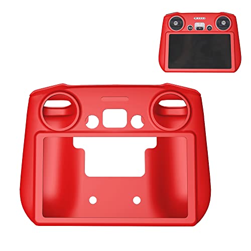 Silikonhülle für DJI Mini 3 Pro Controller, staubdicht, kratzfest, Mini 3 Pro RC Fernbedienung, Hülle (rot) von ZLiT