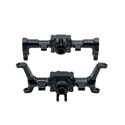 RC Auto-Achsengehäuse, Metall-Upgrades Vorder- und Hinterachsgehäuse für FMS 1/24 Power Wagon FCX24 RC Autoachsgehäuse Ersatzteile (schwarz) von ZLiT