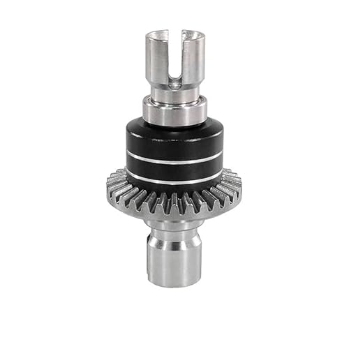 ZLiT 30T Differentialgetriebe Vorne Hinten Montage Kit für Mjx Hyper Go 1/16 16207 16208 16209 16210 H16 H16PL M162 H16V3 H16BM 1/14 14301 14302 14303 Crawler Car (Schwarz) von ZLiT