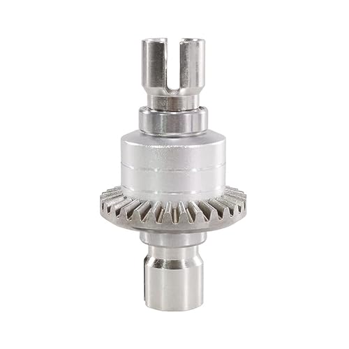 ZLiT 30T Differentialgetriebe Vorne Hinten Montage Kit für Mjx Hyper Go 1/16 16207 16208 16209 16210 H16 H16PL M162 H16V3 H16BM 1/14 14301 14302 14303 Crawler Car (Silber) von ZLiT