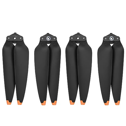 ZLiT DJI Air3 Propellerblätter, 2 Paar, geräuscharm, Schnellentriegelung, Propellerblätter, Ersatzteil für DJI Air3 Drohne mit Aufbewahrungskoffer (Orange, Propellerblätter) von ZLiT
