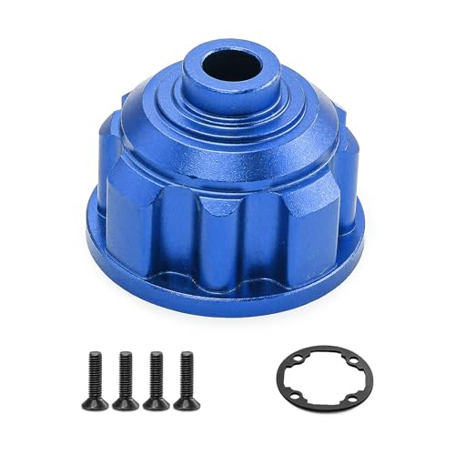 ZLiT Differentialgetriebe-Set aus Aluminiumlegierung für Traxxas 1/8 6S Maxx SLASH-102076-4 RC Crawler Car (blau) von ZLiT