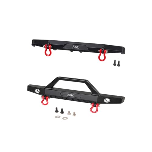 ZLiT Für Traxxas 1/18 TRX-4M K10 RC Stoßstange, vorne und hinten Stoßstange Set für Traxxas 1/18 TRX-4M K10 RC Auto Stoßstange Teil (vorne hinten Stoßstange), Front Rear Bumper von ZLiT