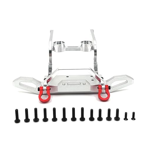 ZLiT RC Car Front Bumper Kit for MJX Hyper Go 1/12 H12Y H12Y+ RC Crawler Car (Silver) von ZLiT