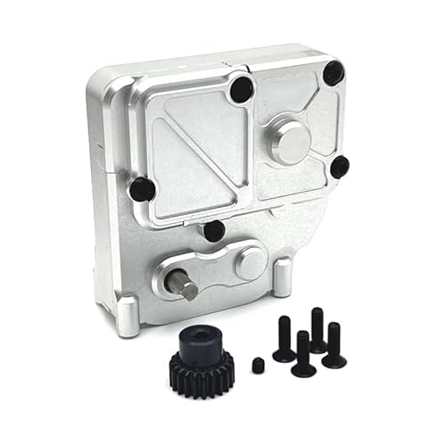 ZLiT Wellenbox aus Aluminiumlegierung für MJX Hyper Go 1/12 H12Y H12Y+ RC Auto mit Getriebe (Silber) von ZLiT