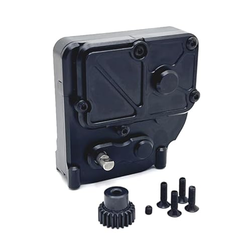 ZLiT Wellenbox aus Aluminiumlegierung für MJX Hyper Go 1/12 H12Y H12Y+ RC Auto mit Getriebe (schwarz) von ZLiT