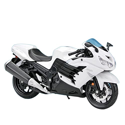 Motorrad-Modelle Für Kawasaki Ninja H2R ZX-6R ZX-10R Z900RS 1:12 Blau Rot Weiß Druckgusslegierung Motorradmodell Spielzeug Geschenk Simulation Fahrzeug Replik Sammlung Ornamente(ZX-14R) von ZMDALI