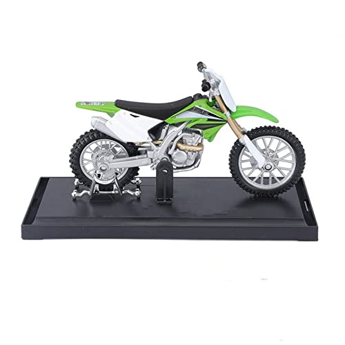 Motorrad-Modelle Kompatibel mit Kawasaki Ninja ZX-10R, Z1000, 1:18 Mini-Motorrad-Rennauto Straßenmodell Legierung Simulation Auto Fahrzeugliebhaber Geschenk Collectibles(KX 250F) von ZMDALI