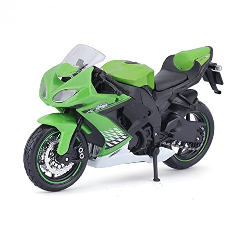 Motorrad-Modelle Kompatibel mit Kawasaki Ninja ZX-10R, Z1000, 1:18 Mini-Motorrad-Rennauto Straßenmodell Legierung Simulation Auto Fahrzeugliebhaber Geschenk Collectibles(Ninja ZX-10R) von ZMDALI