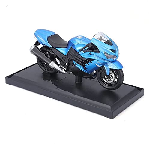 Motorrad-Modelle Kompatibel mit Kawasaki Ninja ZX-10R, Z1000, 1:18 Mini-Motorrad-Rennauto Straßenmodell Legierung Simulation Auto Fahrzeugliebhaber Geschenk Collectibles(Ninja ZX-14R) von ZMDALI