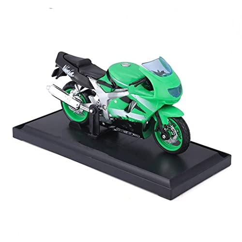 Motorrad-Modelle Kompatibel mit Kawasaki Ninja ZX-10R, Z1000, 1:18 Mini-Motorrad-Rennauto Straßenmodell Legierung Simulation Auto Fahrzeugliebhaber Geschenk Collectibles(Ninja ZX-9R) von ZMDALI