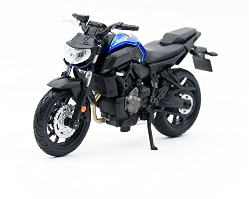 ZMDALI Kompatibel mit Yamaha FJR 1300, YZF-450F, YZF-R7, 1:18 Metalldruckguss-Motorradmodell, Sportrad, Straßenauto-Replika, Geschenk Für Männer, Heimornament, Sammlerfahrzeug, Souvenir(2018 MT-07) ZMDALI Kompatibel mit Yamaha FJR 1300, YZF-450F, YZF-R7, 1:18 Metalldruckguss-Motorradmodell, Sportrad, Straßenauto-Replika, Geschenk Für Männer, Heimornament, Sammlerfahrzeug, Souvenir(2018 MT-07) von ZMDALI