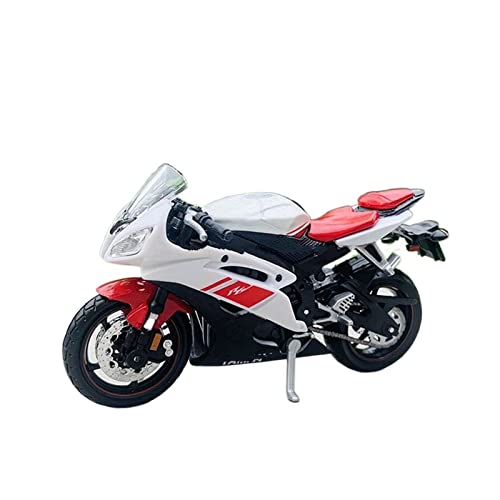 ZMDALI Kompatibel mit Yamaha FJR 1300, YZF-450F, YZF-R7, 1:18 Metalldruckguss-Motorradmodell, Sportrad, Straßenauto-Replika, Geschenk Für Männer, Heimornament, Sammlerfahrzeug, Souvenir(YZF-R6) von ZMDALI