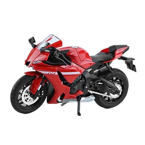 ZMDALI Kompatibel mit Yamaha YZF-R1 YZFR1 1:12 Maßstab Klassisches Motorradmodell Sportmotorrad Straßenmotorrad Replik Miniaturfahrzeug Geschenk(Red) von ZMDALI