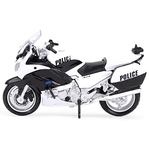 ZMDALI Motorrad-Modelle Für YA-MA-HA FJR 1300A 1:18 Polizei Die Casting Car Collection Motorradmodell Spielzeug(Generic Police) von ZMDALI