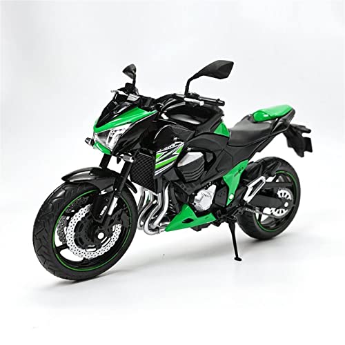 ZMDALI Motorrad-Modelle Kompatibel mit Kawasaki Ninja ZX-6R 1/12 Rennmotocross-Motorradmodell Simulation Metallstraßenlokomotive Druckgussfahrzeug Replika Sammlung Spielzeug Geschenk(Green) von ZMDALI