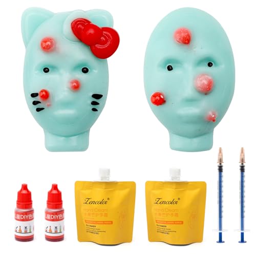 ZMDMAH 2Pcs Pickel Ausdrücken Spiel, Pickel Popping Spielzeug, Pimple Popper Squeeze Stress Relief Toy Squishy Spielzeug Fufu Squishy für Stressabbau Reusable und Self-Filling für Kinder Erwachsene ZMDMAH 2Pcs Pickel Ausdrücken Spiel, Pickel Popping Spielzeug, Pimple Popper Squeeze Stress Relief Toy Squishy Spielzeug Fufu Squishy für Stressabbau Reusable und Self-Filling für Kinder Erwachsene von ZMDMAH